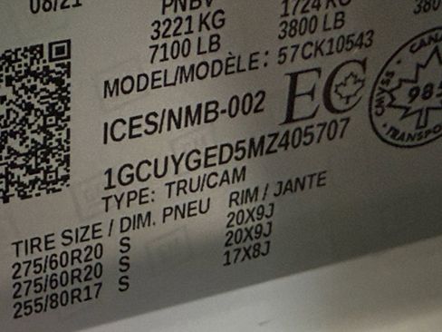 Used 2021 Chevrolet Silverado 1500 LTZ image 54