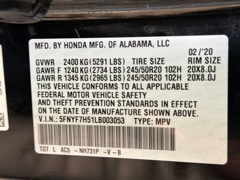 Used 2020 Honda Passport EX-L image 34