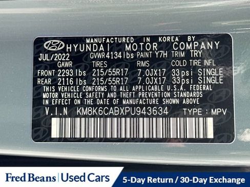 Used 2023 Hyundai Kona SEL w/ Cargo Package AWD/4WD image 37