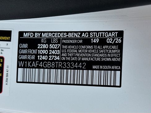New 2026 Mercedes-Benz C 300 Sedan image 36