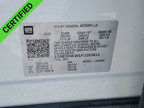 Used 2023 Chevrolet Traverse LT w/ LPO, Floor Liner Package image 32