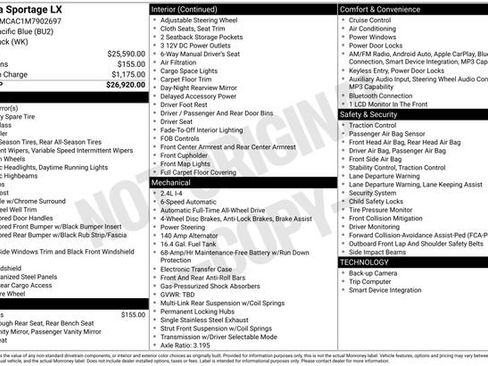 Used 2021 Kia Sportage LX image 6