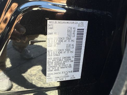 Certified 2025 INFINITI QX60 Autograph w/ Cargo Package image 16