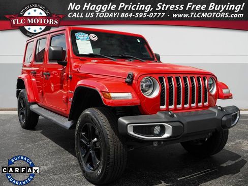Used 2021 Jeep Wrangler Unlimited Sahara AWD/4WD image 1