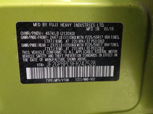 Used 2015 Subaru Crosstrek Touring w/ Popular Package #1 image 33