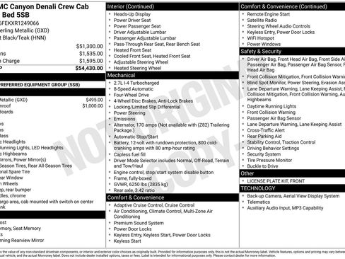 Used 2024 GMC Canyon Denali AWD/4WD image 11