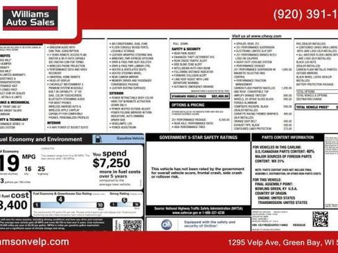 Used 2024 Chevrolet Corvette Stingray Preferred Conv w/ Z51 Performance Package RWD image 2