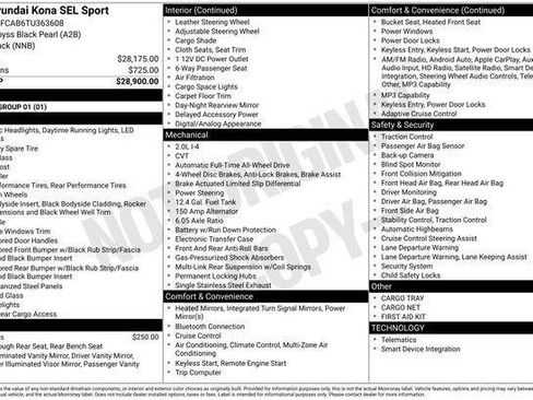 New 2026 Hyundai Kona SEL Sport image 4