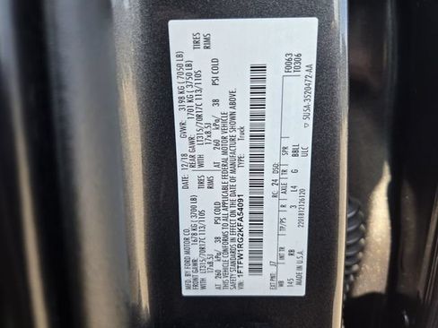 Certified 2019 Ford F150 Raptor w/ Equipment Group 802A Luxury AWD/4WD image 21