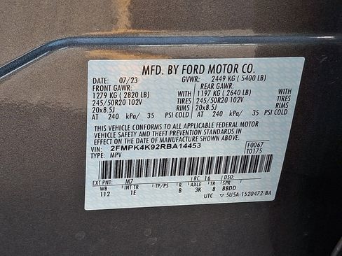 Used 2024 Ford Edge Titanium w/ Titanium Elite Package AWD/4WD image 26