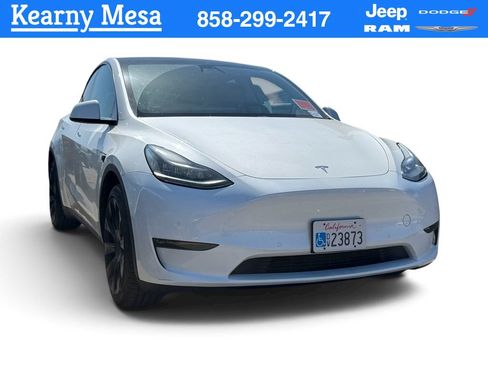 Used 2020 Tesla Model Y Long Range AWD/4WD image 1