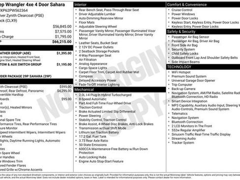 Used 2023 Jeep Wrangler Unlimited Sahara w/ Cold Weather Group AWD/4WD image 6