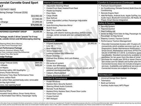 Used 2019 Chevrolet Corvette Grand Sport image 7