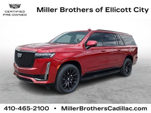 Certified 2023 Cadillac Escalade ESV Sport w/ LPO, ONYX Package AWD/4WD image 1