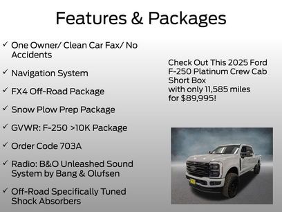 Used 2025 Ford F250 Platinum