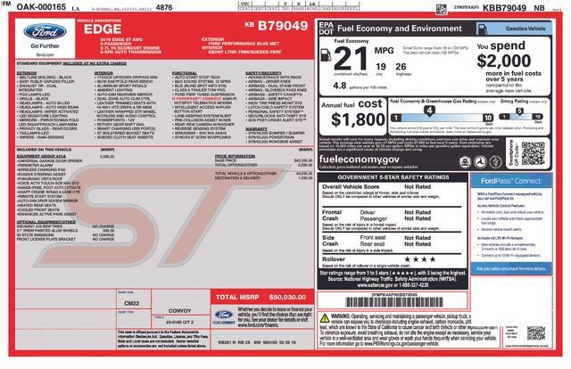Used 2019 Ford Edge ST w/ Equipment Group 401A AWD/4WD image 5