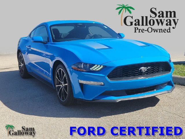 Certified 2022 Ford Mustang Coupe w/ Wheel & Stripe Package RWD image 1