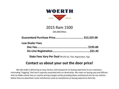 Used 2015 RAM 1500 Big Horn AWD/4WD image 3