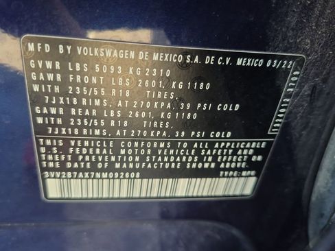 Used 2022 Volkswagen Tiguan SE image 26