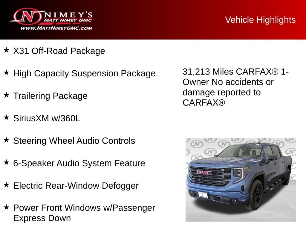 Used 2024 GMC Sierra 1500 Elevation w/ X31 Off-Road Package AWD/4WD image 11