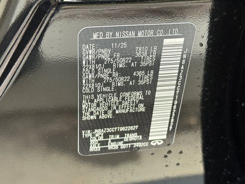 New 2026 INFINITI QX80 Autograph w/ Premium Cargo Package image 35