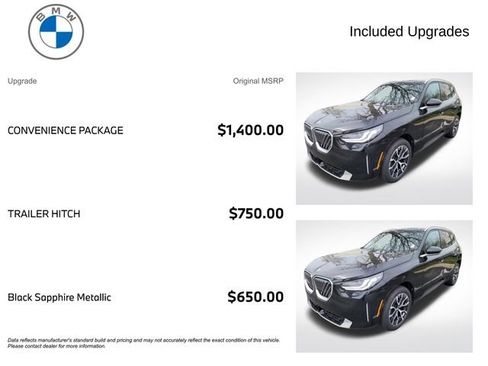 Used 2026 BMW X3 xDrive30 w/ Convenience Package AWD/4WD image 3