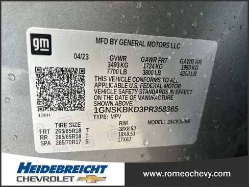 Used 2023 Chevrolet Suburban LS AWD/4WD image 8