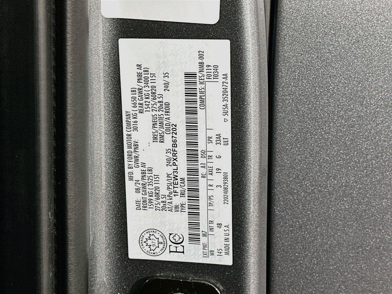 Used 2024 Ford F150 XLT w/ Equipment Group 303A High AWD/4WD image 24