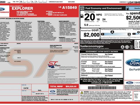 Used 2020 Ford Explorer ST w/ ST Street Pack AWD/4WD image 2