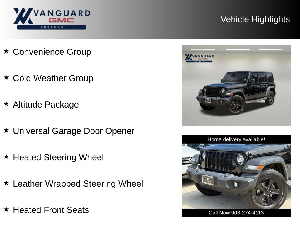 Used 2022 Jeep Wrangler Unlimited Sport AWD/4WD image 11