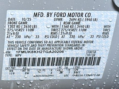 New 2026 Ford Explorer ST-Line w/ ST-Line Street Pack image 42