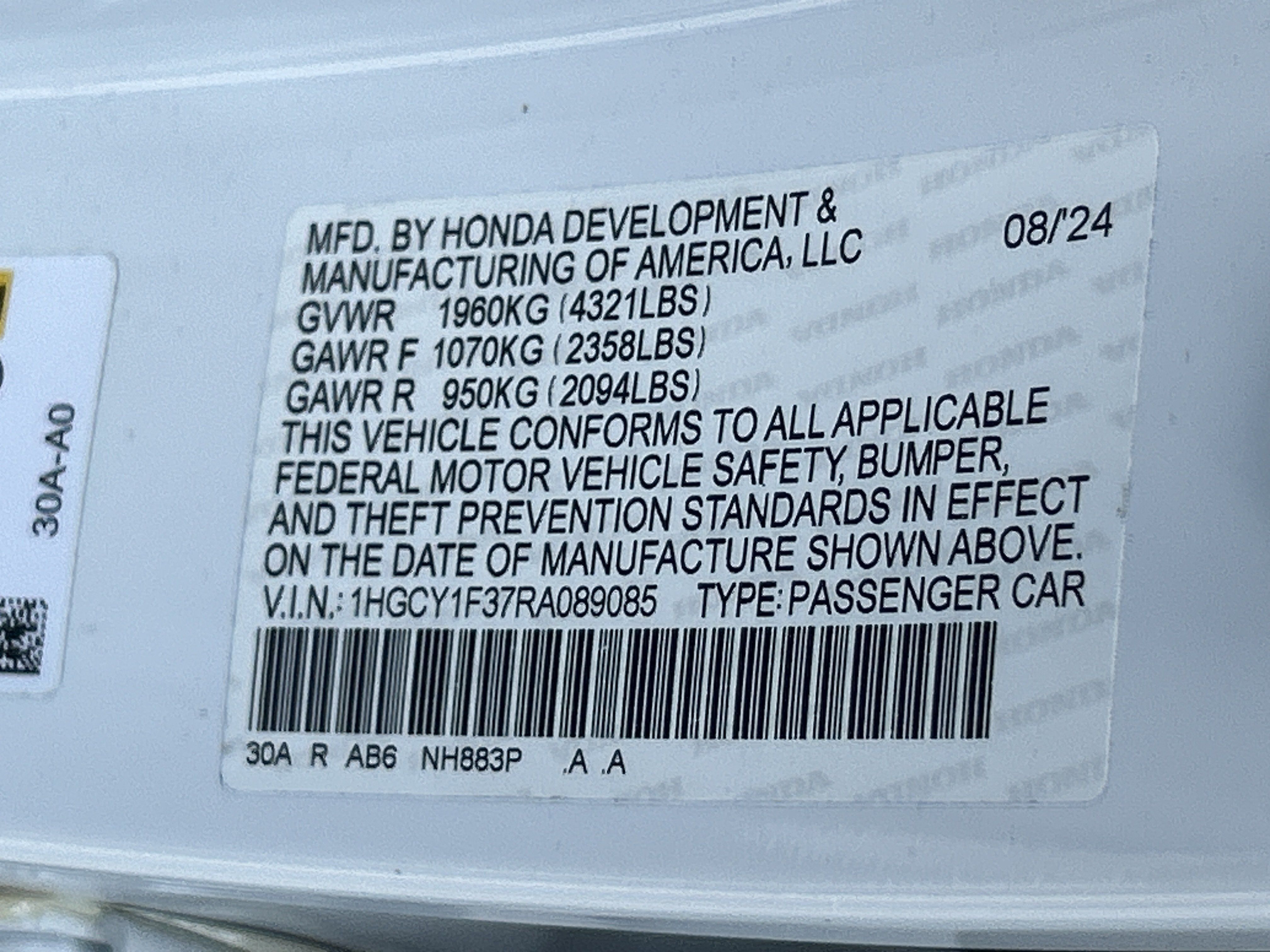 Used 2024 Honda Accord EX image 36