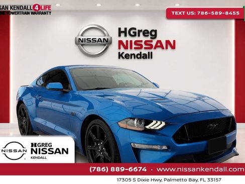 Used 2019 Ford Mustang GT Premium w/ Black Accent Package RWD image 1