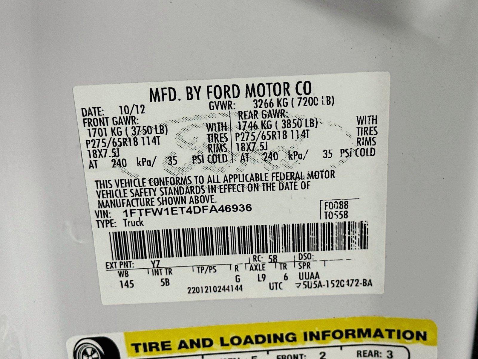 Used 2013 Ford F150 FX4 w/ Luxury Equipment Group AWD/4WD image 24