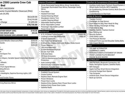 Used 2022 RAM 2500 Laramie w/ Cold Weather Group AWD/4WD image 3