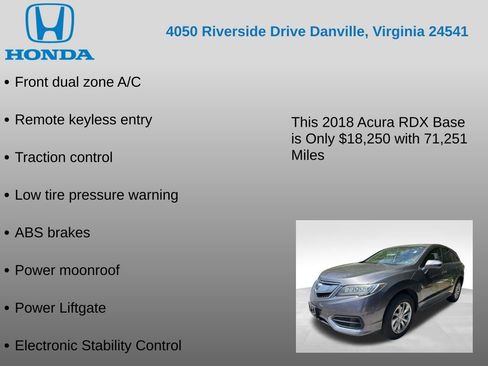 Used 2018 Acura RDX AWD image 7
