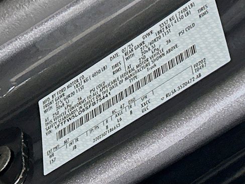 New 2025 Ford F150 Lariat w/ Equipment Group 502A High image 33