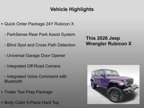 New 2026 Jeep Wrangler Unlimited Rubicon image 20
