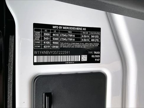 New 2025 Mercedes-Benz Sprinter 2500 image 17