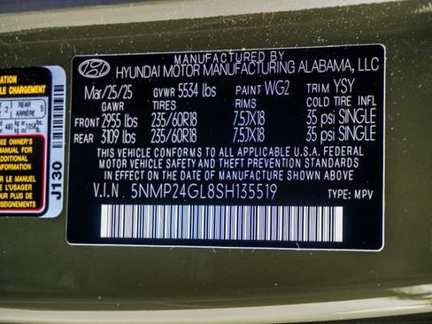 Used 2025 Hyundai Santa Fe SEL FWD image 43