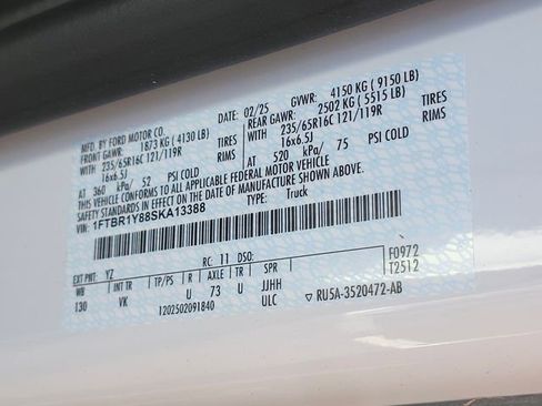 New 2025 Ford Transit 250 Low Roof w/ Load Area Protection Package image 30