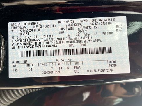 Used 2025 Ford F150 STX w/ Equipment Group 200A RWD image 29