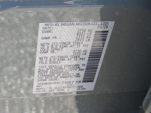 New 2026 Nissan Pathfinder Platinum FWD image 24