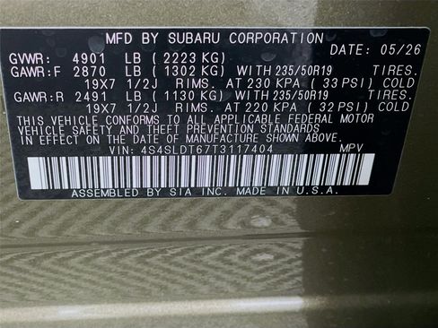 New 2026 Subaru Forester Touring AWD/4WD image 25