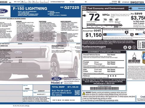 Used 2025 Ford F150 Lightning Flash AWD/4WD image 30