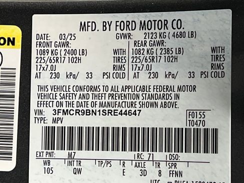 Used 2025 Ford Bronco Sport Big Bend AWD/4WD image 61