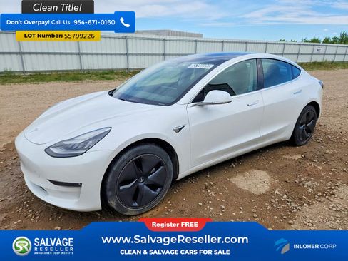 Used 2019 Tesla Model 3 Long Range AWD/4WD image 1