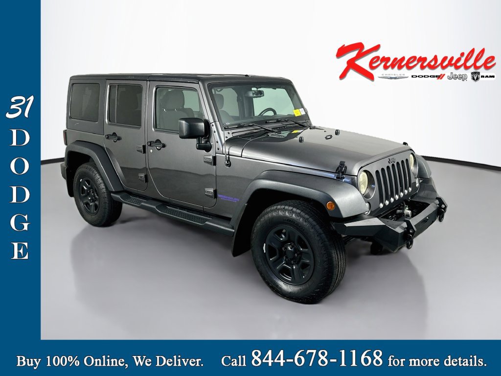 Used 2016 Jeep Wrangler Unlimited Sport w/ Quick Order Package 24S AWD/4WD image 1