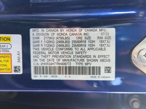 Certified 2024 Honda CR-V EX-L image 13
