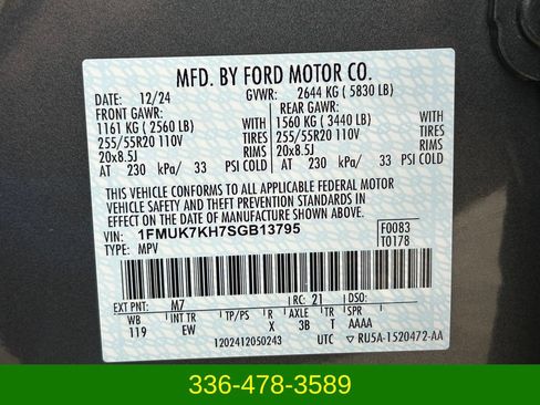 Used 2025 Ford Explorer ST-Line w/ Premium Package RWD image 13